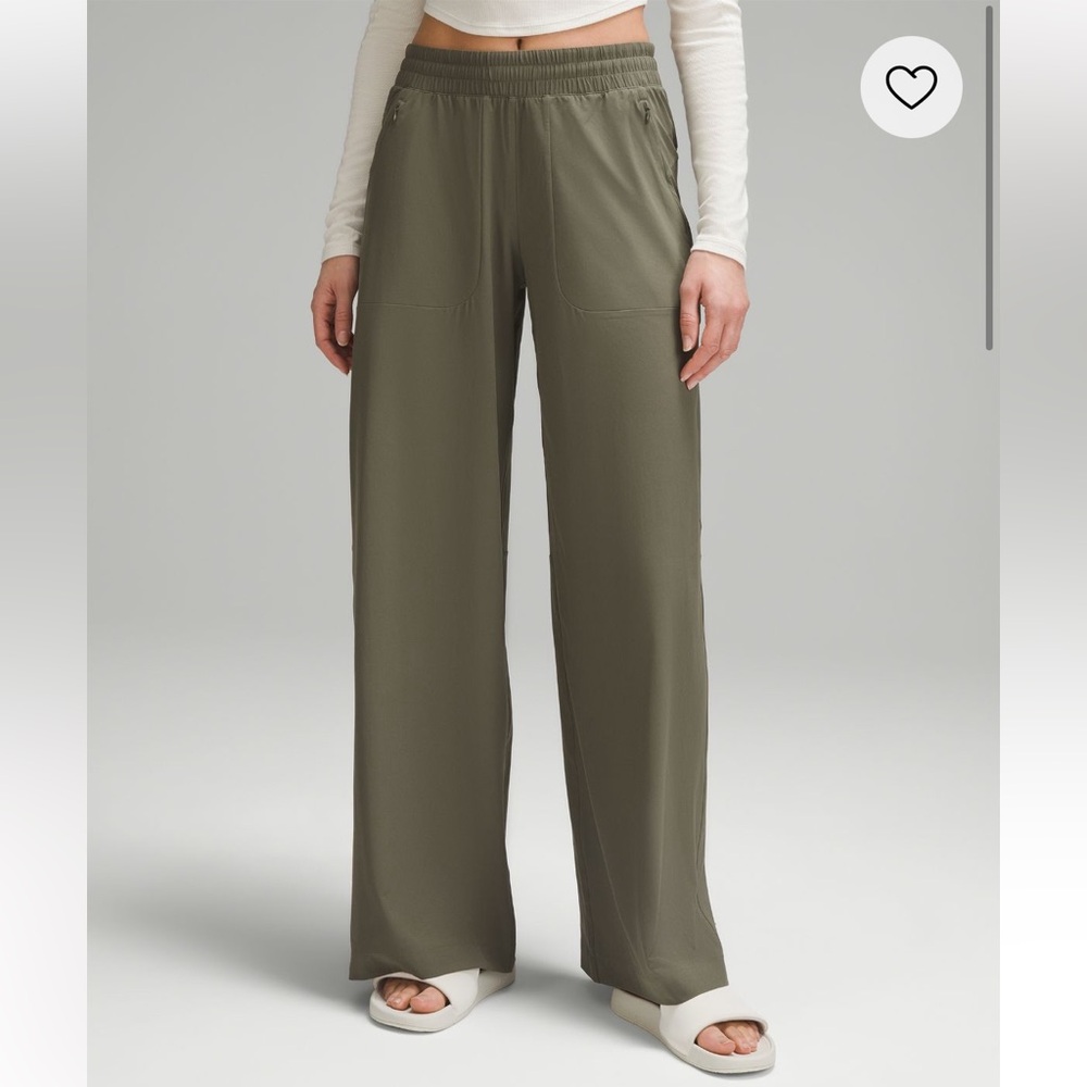 lululemon Swift Wide Leg Pants in Army Green